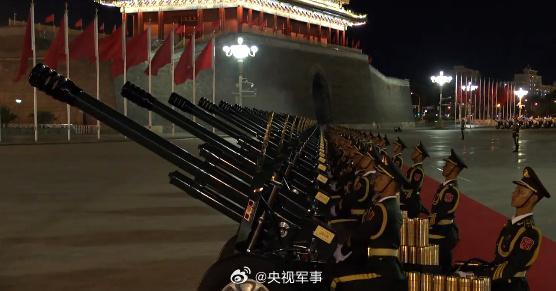 80秒回顾阅兵3次综合演练画面